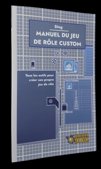 1ère de couverture du Manuel du jeu de rpole custom